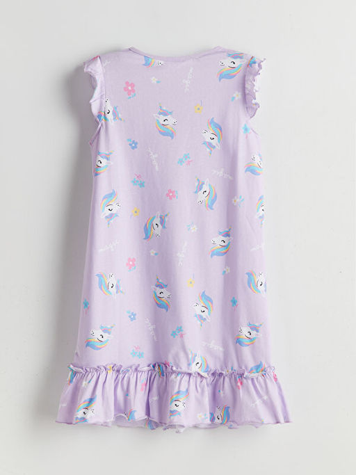 Bisiklet Yaka K?z ?ocuk Gecelik