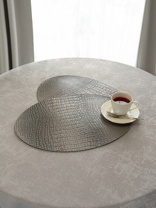 Салфетка сервировочная 45х32 серый ПВХ - Denastia фото 2