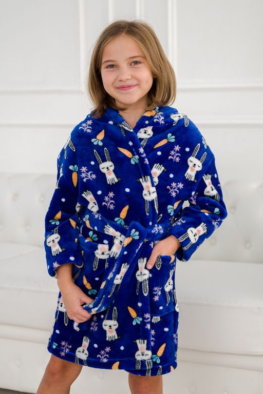 Халат детский велсофт Нежность зайчик - Амадэль фото 4