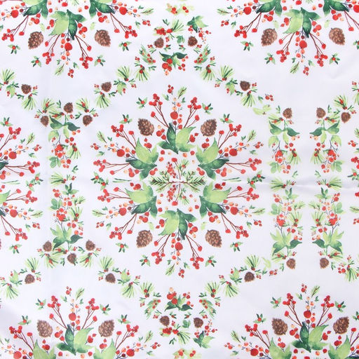 Скатерть Доляна Хвойный узор 110*145 см, 100% п/э  фото 5