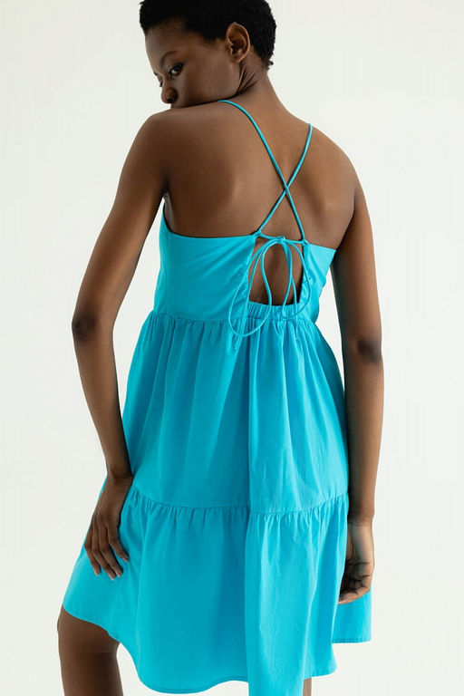 Ярко-голубое платье - Incity фото 13