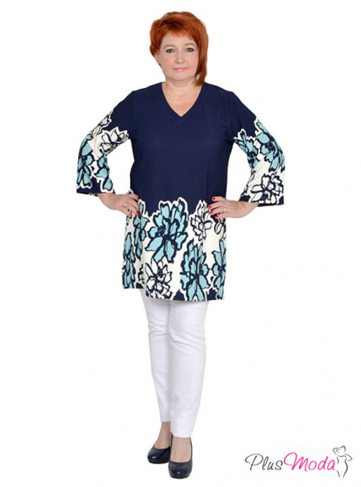 Туника Модель №1183 размеры 44-84 - Plusmoda фото 8