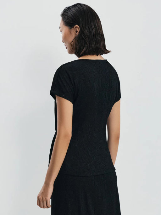 Топ с декоративным узлом и люрексом / Zarina