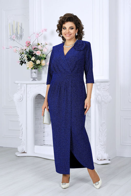 Платье Ninele 7500 василек  фото 6