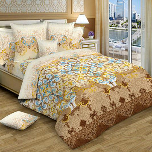 Простыня 1,5 спальная на резинке Бирюзовый 120х200см, свесы 27см, поплин Комфорт 115г/м2, хлопок 100%, упаковка классическая ПВХ 28х41см, Домашняя мода (Россия)  фото 3