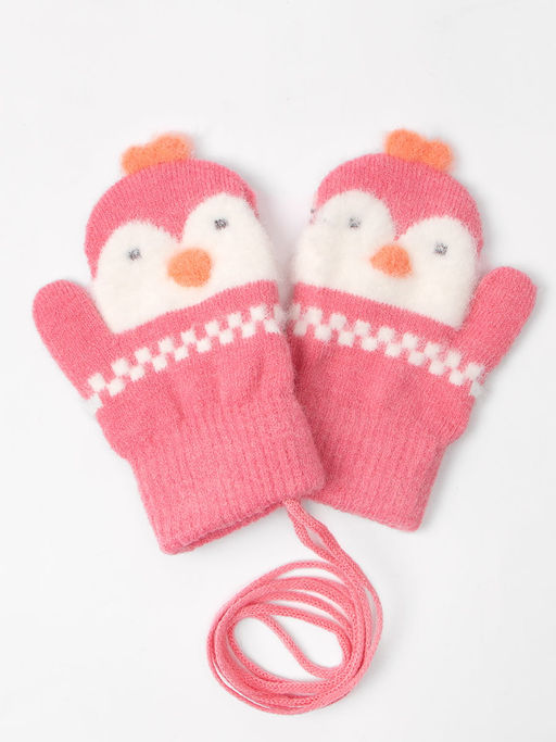Варежки детские на шнурке Kim Lin  фото 4