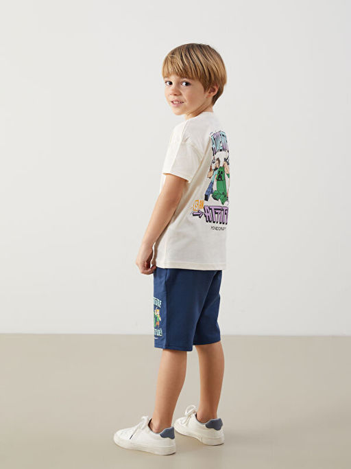 Minecraft Bask?l? Erkek ?ocuk Ti??rt ve ?ort 2li