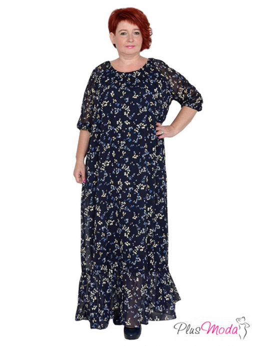 Платье Модель №1275 размеры 44-84 - Plusmoda фото 11