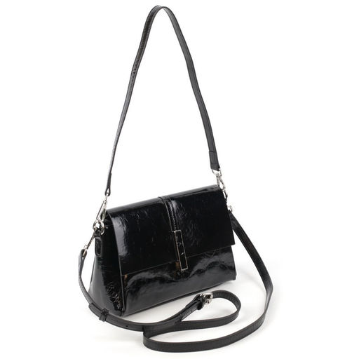 Женская кожаная сумка трапеция через плечо 0078-1 - Cidirro фото 2