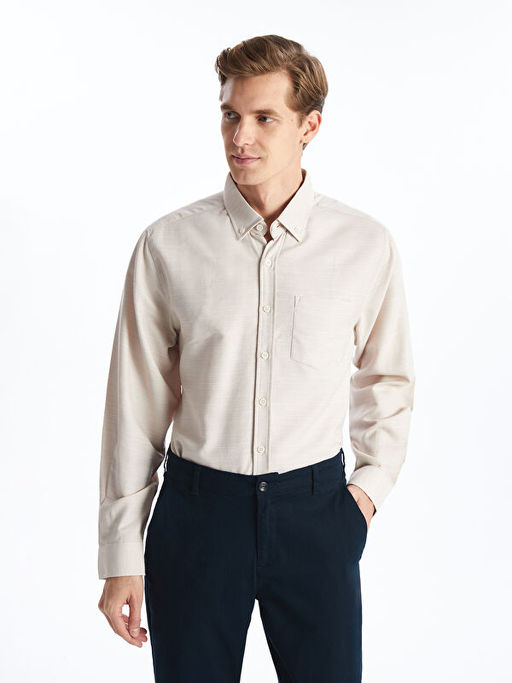 Regular Fit Uzun Kollu Erkek G?mlek