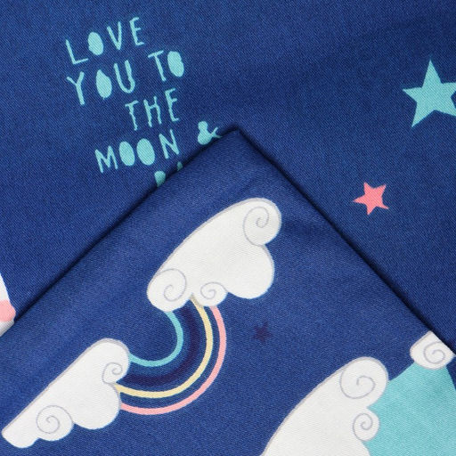 Постельное бельё Этель 1,5 сп Sleepy moon 143х215 см, 155х214 см, 50х70 см -1 шт, 100% хл, сатин  фото 4