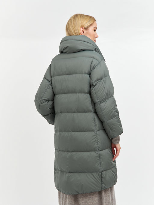 Пуховик женский стеганый длины миди - Glenfield фото 7