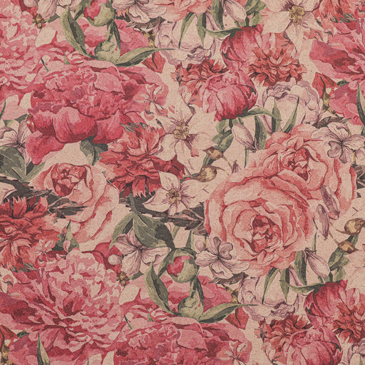 Цена за 10 шт. Бумага упаковочная, крафт бурый Весенний букет настроения, 50 х 70 см - UPAK LAND фото 3