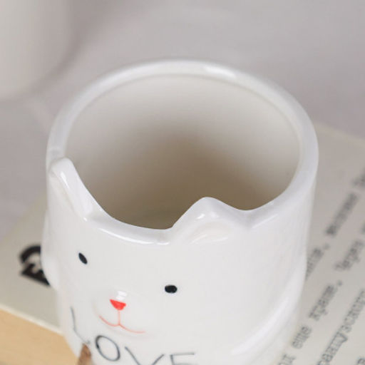 Кашпо 7,7х8 см Кошка / WN17 /уп 8/96/ висячие ножки - Галеонтрейд фото 4