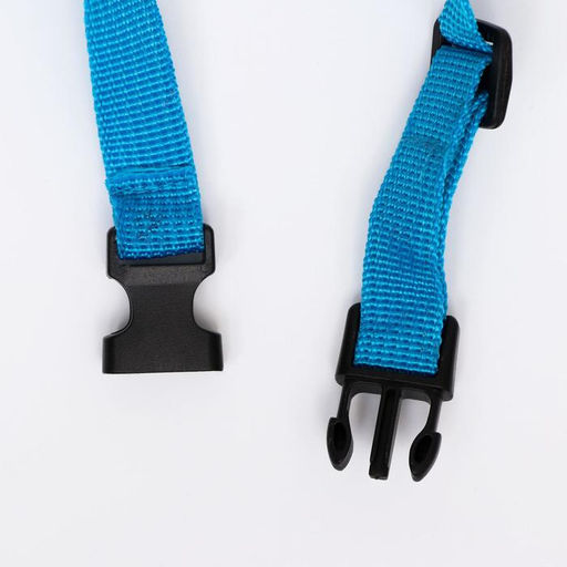 Намордник сетчатый с двойной фиксацией, размер S, голубой - Пижон фото 4