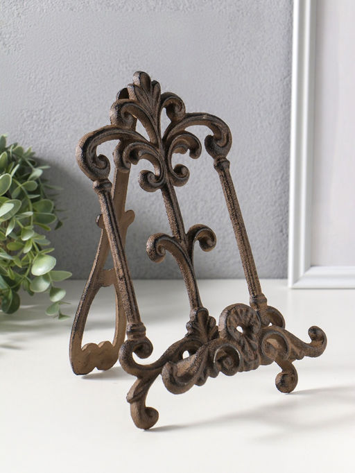 Сувенир чугун "Мольберт королевские вензели" 17х7х27 см