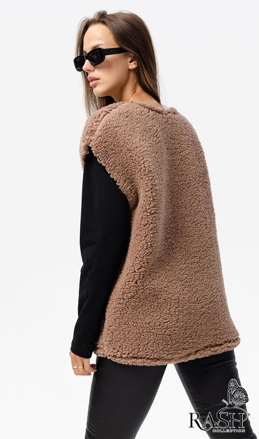 Жилет "Тедди" капучино Цвет:как на фото