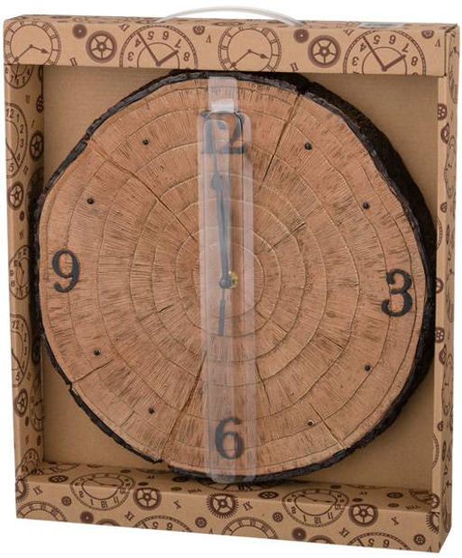 Часы настенные кварцевые Lefard Tree 32×31×4 см диаметр циферблата 21 см  фото 2