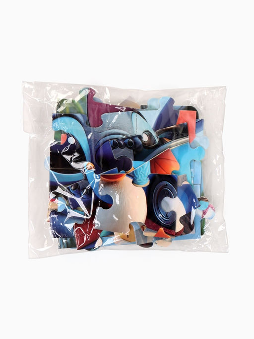 Пазл и мягкая игрушка «Стич», подарочный набор 2в1, 35 деталей