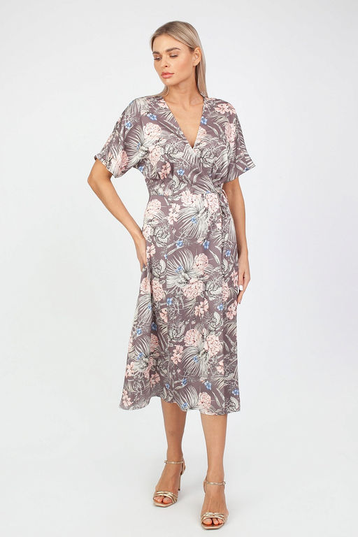 5-3037/794-3404-2 Платье принт Пионы - Serginnetti фото 3