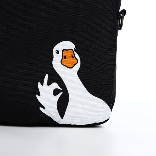 Сумка молодёжная на молнии, цвет чёрный - Nazamok фото 4