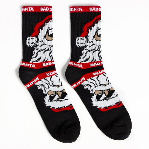 Новогодний подарочный набор термос и носки 3 пары KAFTAN Bad Santa, размер 41-44 (27-29 см)  фото 5