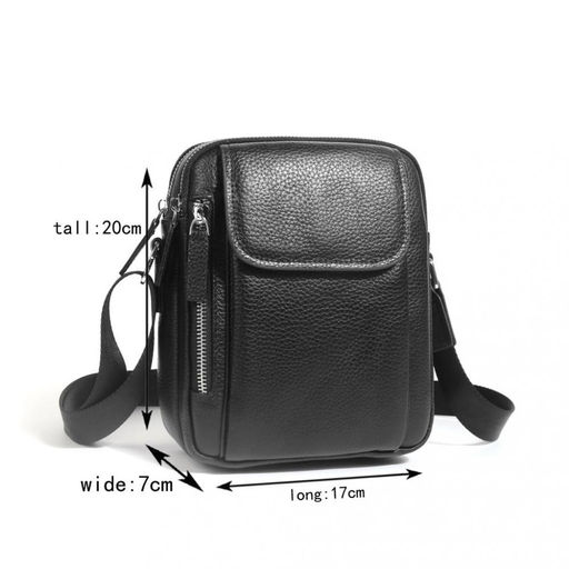 Мужская сумка , кожа, MIRONPAN 26081 Черный  фото 2