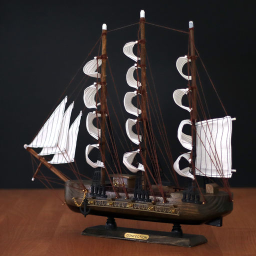 Макет парусного корабля 49х43 см / 9927 /уп 6/ - Галеонтрейд фото 5