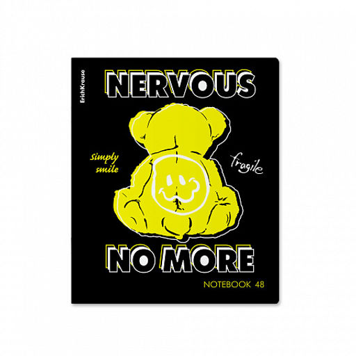 Цена за 5 шт. Тетрадь общая ученическая ErichKrause Low Battery, 48 листов, клетка, матовая ламинация+выборочный УФ-лак_MIX-PACK  фото 6