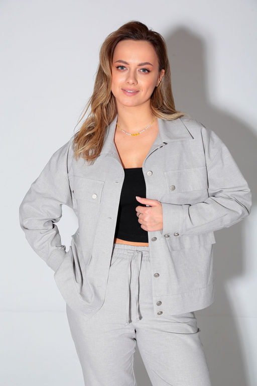 Костюм Liona Style 893 серый  фото 2