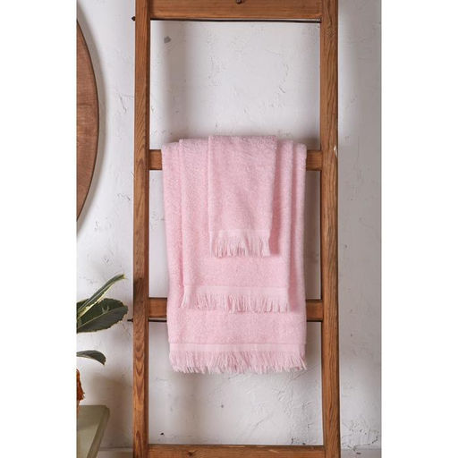 Полотенце махровое LoveLife Fringe 30х60 светло-розовый,100% хлопок, 360 г/м2  фото 4