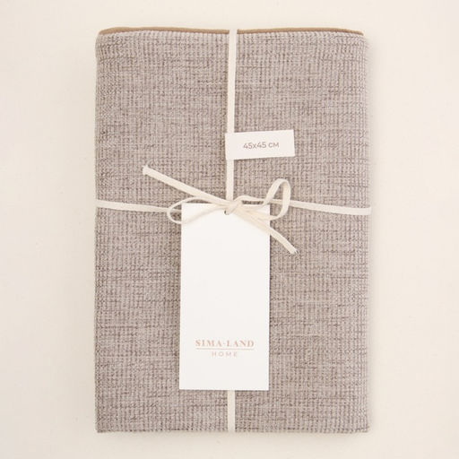 Наволочка декоративная SL Home Organic, 45×45 см, бежевая