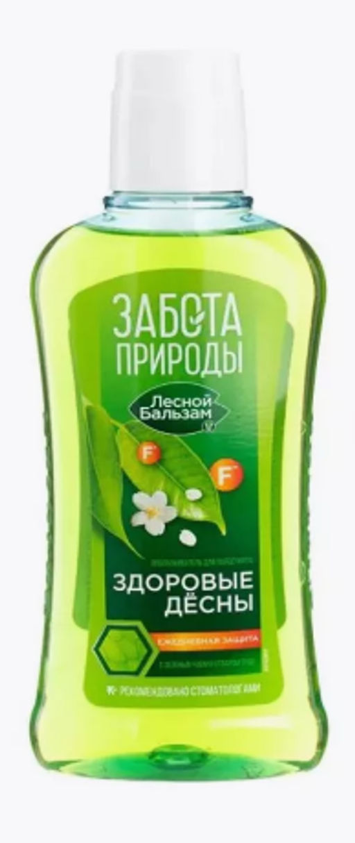 ЛЕСНОЙ БАЛЬЗАМ ополаскиватель д/полости рта 400мл Зеленый чай