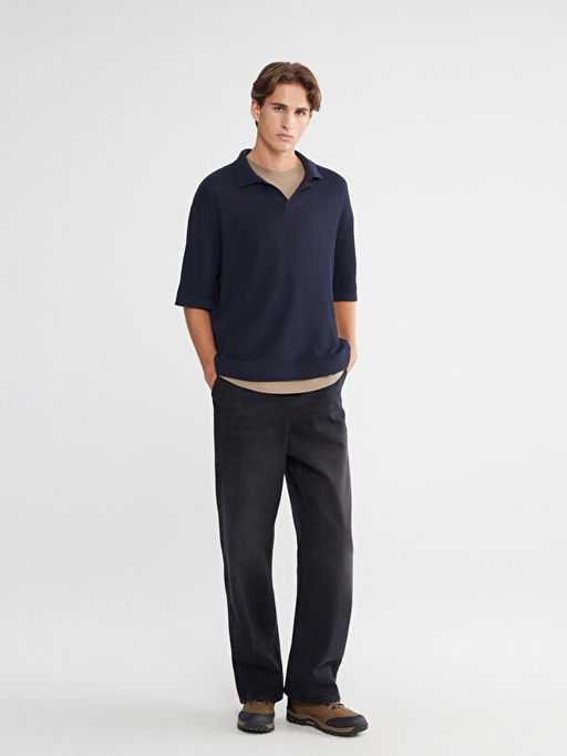 Baggy Fit Erkek Jean Pantolon