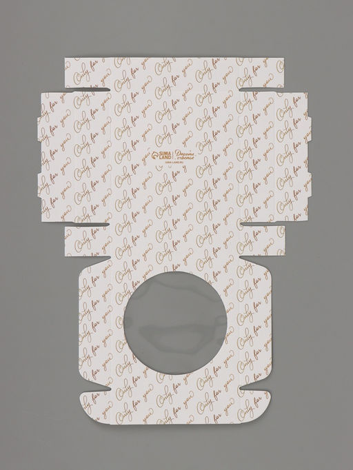 Цена за 5 шт. Коробка подарочная самосборная с окном Only for you, 11.5×11.5×3 см