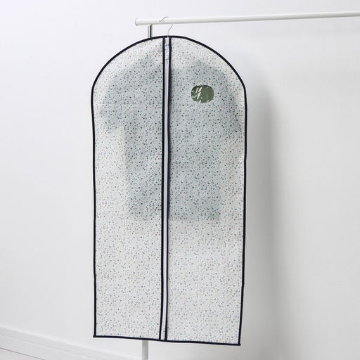 Чехол для одежды Доляна «Мармелад», ПВХ окно, 60×120 см, белый