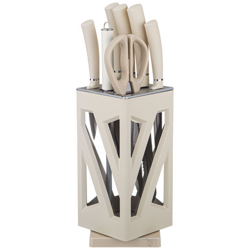 НАБОР НОЖЕЙ AGNESS НЖС НА ПЛАСТИКОВОЙ ВРАЩАЮЩЕЙСЯ ПОДСТАВКЕ 8 ПР.  фото 4