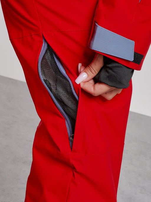 Горнолыжный комбинезон женский зимний красного цвета 2323Kr - Chunmai фото 16