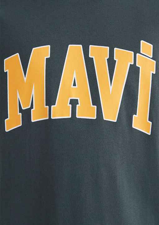 Mavi Logo Bask?l? Yesil Tisort  фото 7