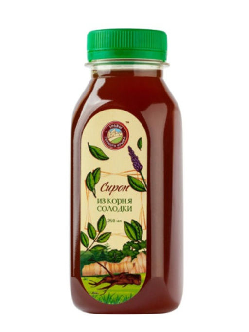 Сироп из корня солодки,пластиковая бутылка, 250 мл