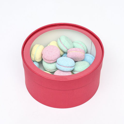 Подарочная коробка Frilly красный бархат, завальцованная с окном, 21 х 11 см - Simaland фото 2