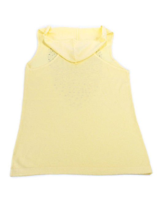 1984 YELLOW Майка женская с капюшоном (50% хлопок, 50% полиэстер)