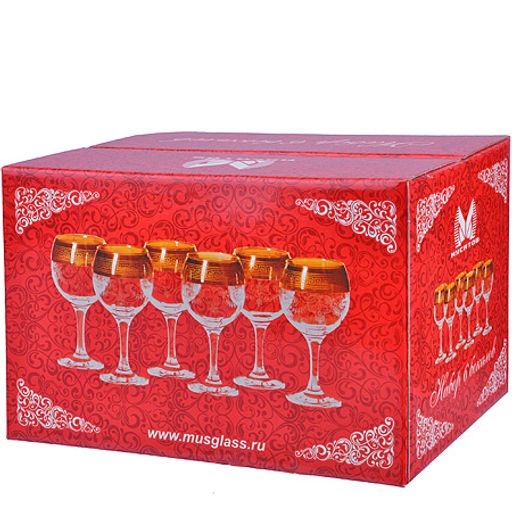 MS411-07-01 Набор 6-ти стаканов д/вина 260мл (х8) - Mayer&boch фото 4