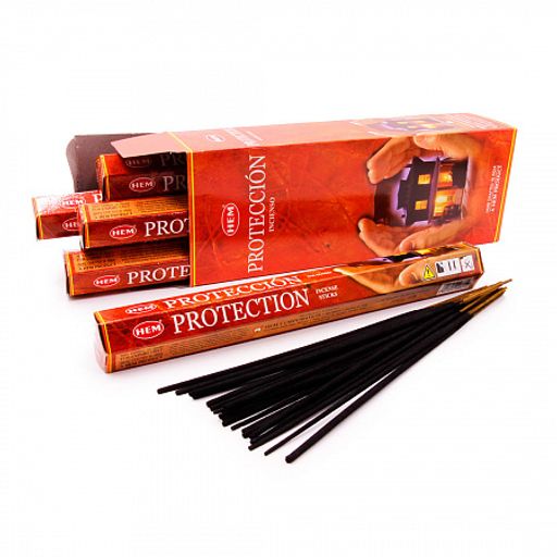 Благовония HEM PROTECTION Защита дома уп-6шт Можжевельник и цветы Рудракши уп-6шт