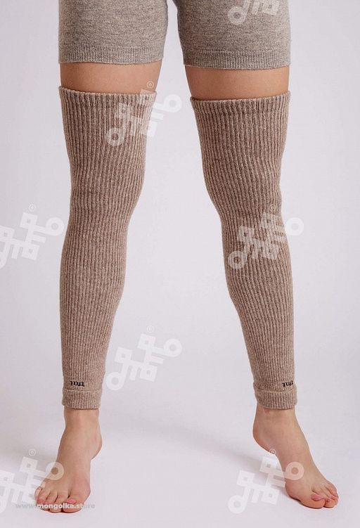 +Гетры из монгольской шерсти