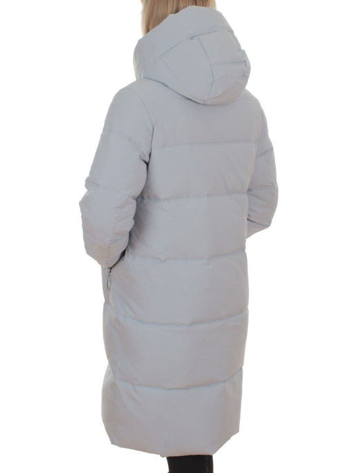 235 LT. BLUE Пальто зимнее женское (200 гр. холлофайбер) - Fashion фото 6