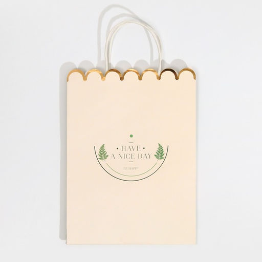 Пакет подарочный крафтовый Nice day, 23 30 12 см - Дарите счастье фото 5