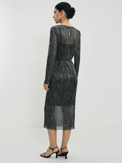 Платье миди с люрексом / Zarina