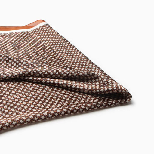 Платок женский MINAKU 70*70 см, кофейный  фото 2