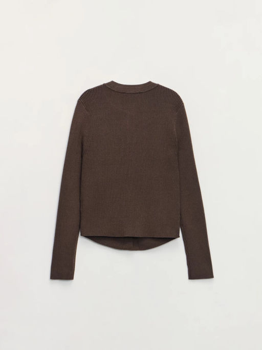 Облегающий джемпер с вискозой в составе / Zarina фото 7